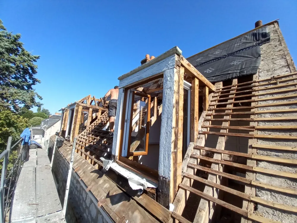Rénovation de toiture près de Olivet
